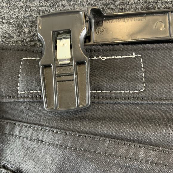 Rag & Bone Women’s Skinny Jeans Zipper Capri Moto Black Size 26 - Picture 16 of 16